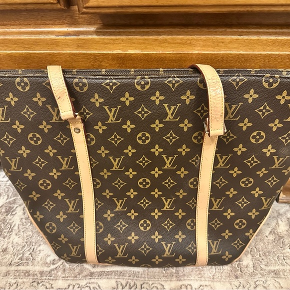 Louis Vuitton Handbags - Louis Vuitton Signature Monogram Tote - Brown and Cream